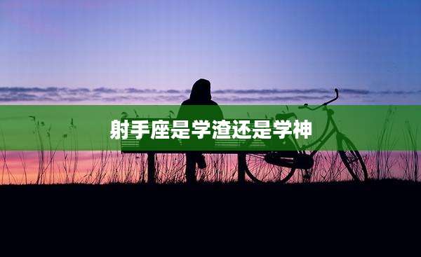 射手座是学渣还是学神
