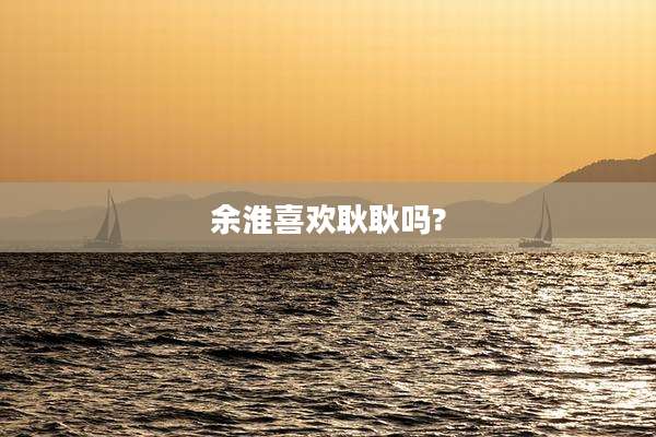 余淮喜欢耿耿吗?