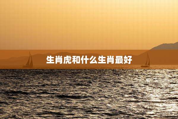 生肖虎和什么生肖最好