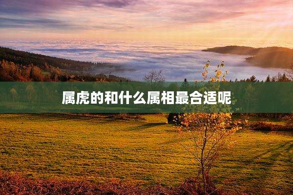 属虎的和什么属相最合适呢