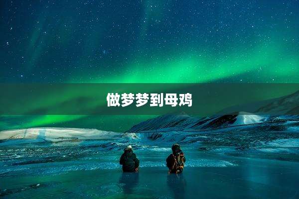 做梦梦到母鸡