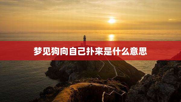 梦见狗向自己扑来是什么意思