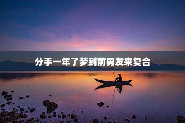 分手一年了梦到前男友来复合