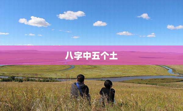 八字中五个土