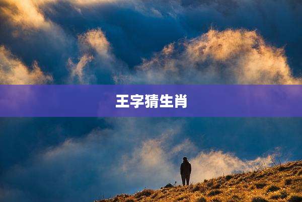 王字猜生肖