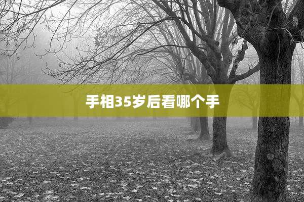 手相35岁后看哪个手