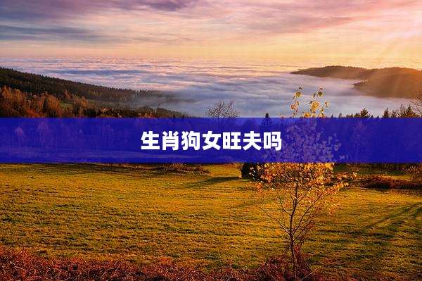生肖狗女旺夫吗