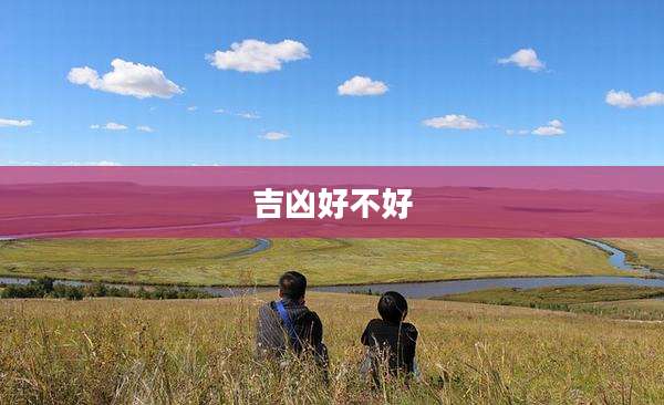 吉凶好不好