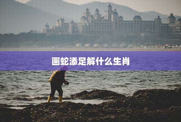 画蛇添足解什么生肖