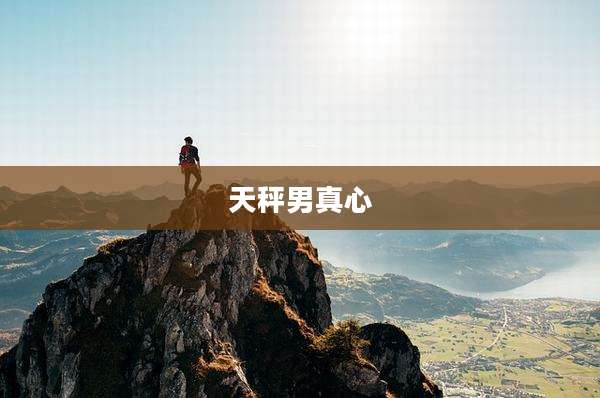 天秤男真心