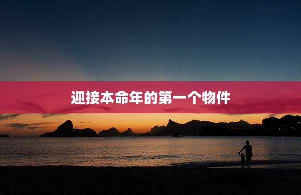 迎接本命年的第一个物件