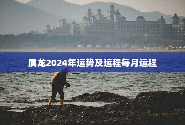 属龙2024年运势及运程每月运程