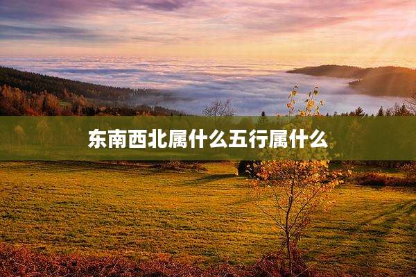 东南西北属什么五行属什么