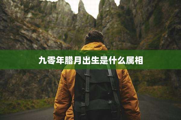 九零年腊月出生是什么属相