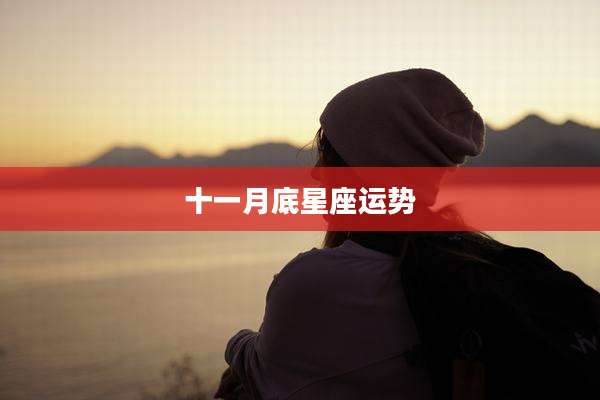 十一月底星座运势