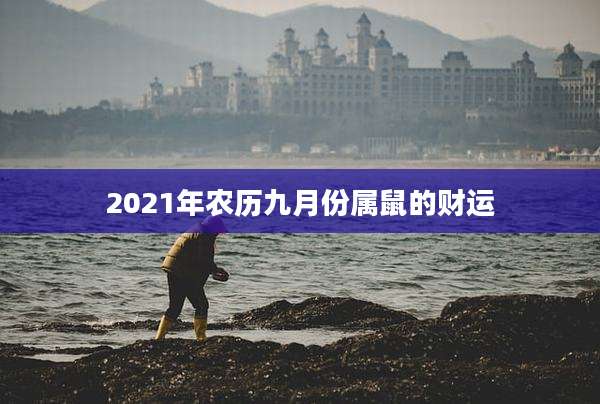 2021年农历九月份属鼠的财运