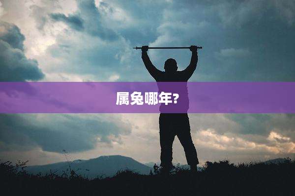 属兔哪年?