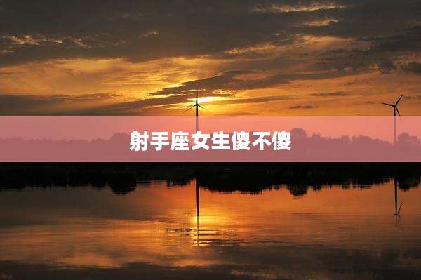 射手座女生傻不傻