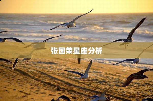 张国荣星座分析
