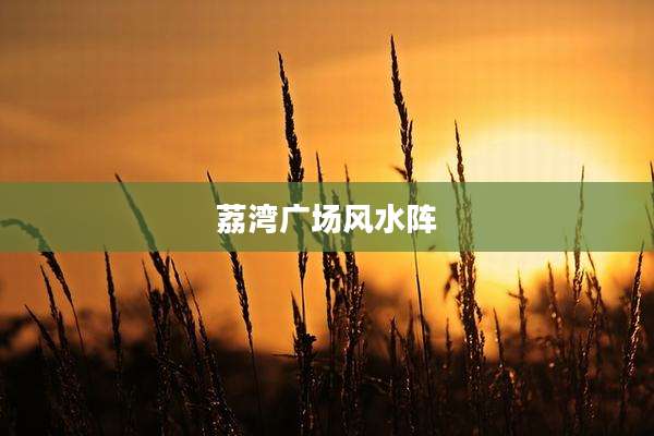 荔湾广场风水阵