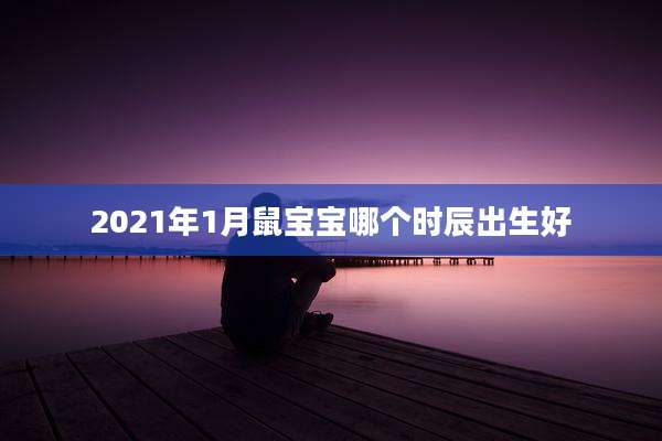2021年1月鼠宝宝哪个时辰出生好