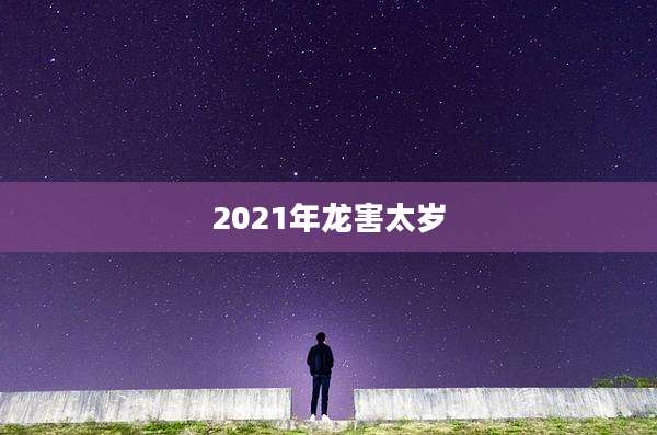 2021年龙害太岁