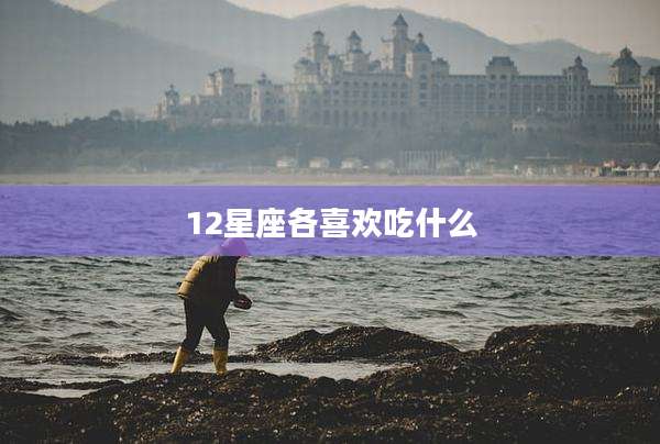12星座各喜欢吃什么