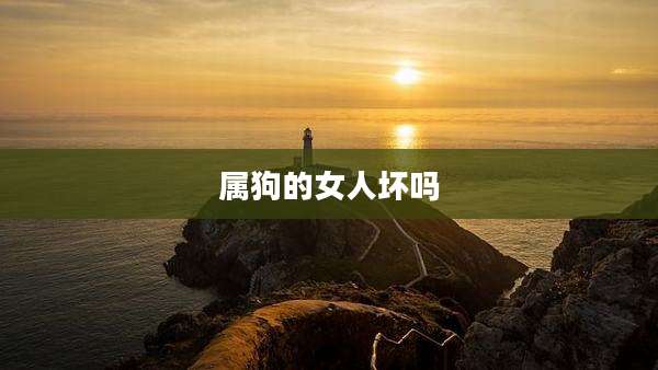 属狗的女人坏吗