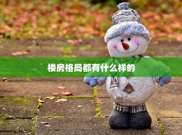 楼房格局都有什么样的