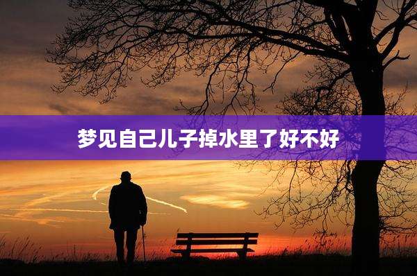 梦见自己儿子掉水里了好不好