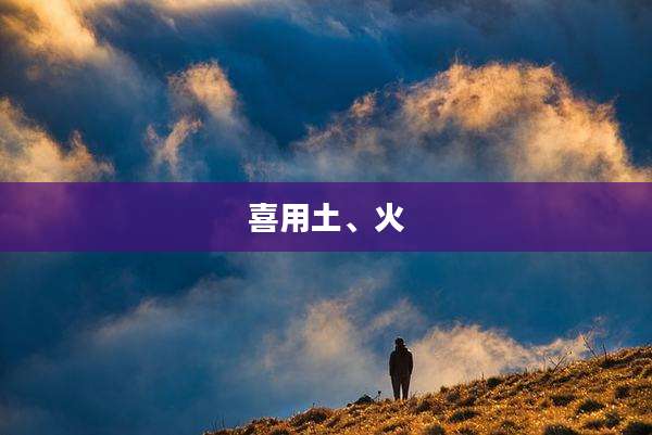 喜用土、火