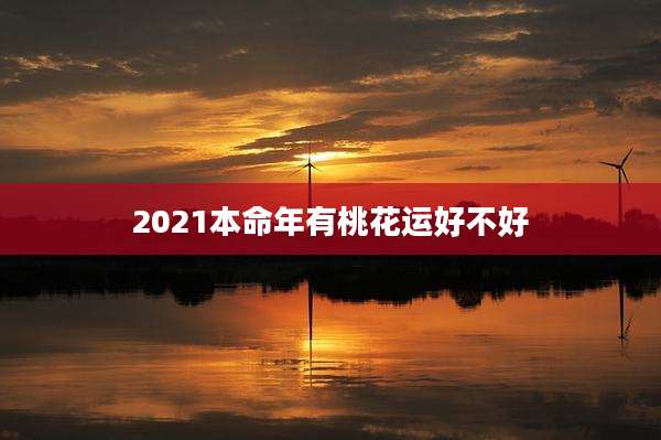 2021本命年有桃花运好不好