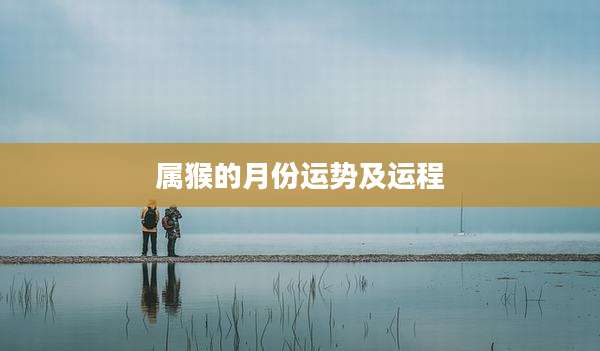 属猴的月份运势及运程