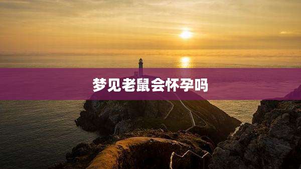 梦见老鼠会怀孕吗