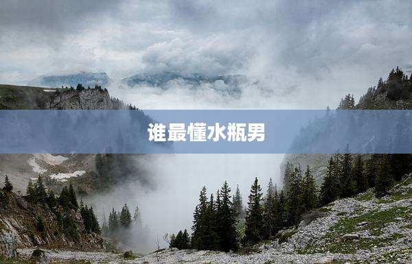 谁最懂水瓶男