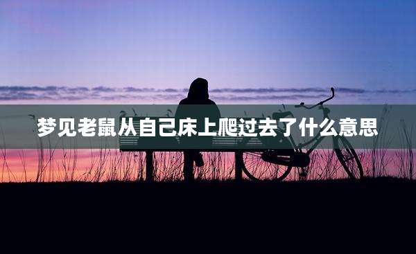 梦见老鼠从自己床上爬过去了什么意思