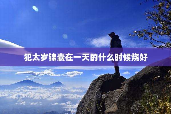 犯太岁锦囊在一天的什么时候烧好