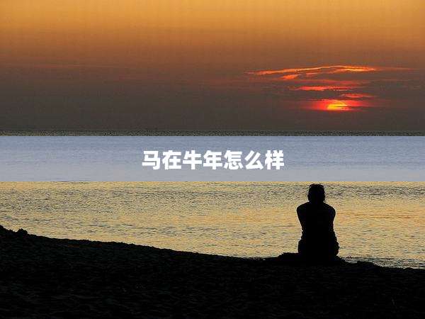 马在牛年怎么样