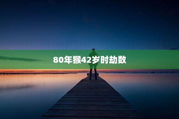 80年猴42岁时劫数