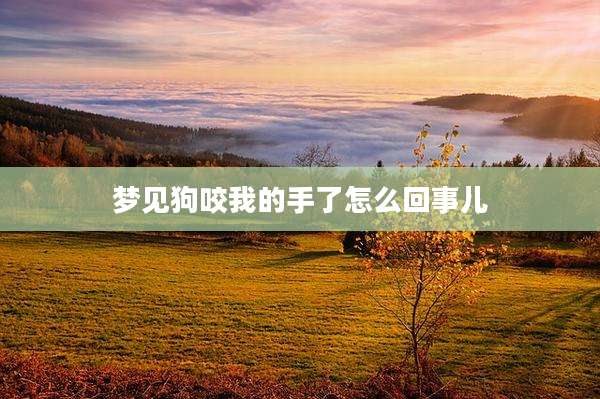 梦见狗咬我的手了怎么回事儿