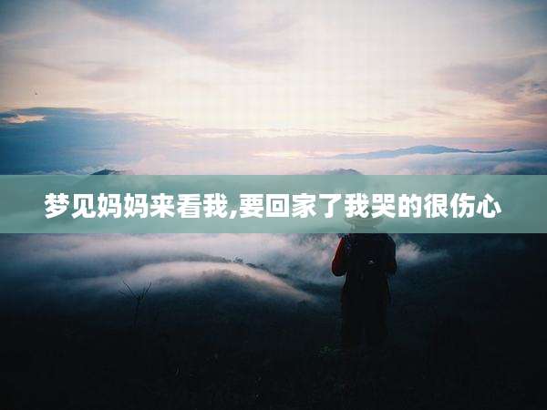 梦见妈妈来看我,要回家了我哭的很伤心