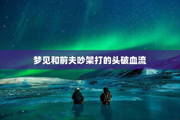 梦见和前夫吵架打的头破血流