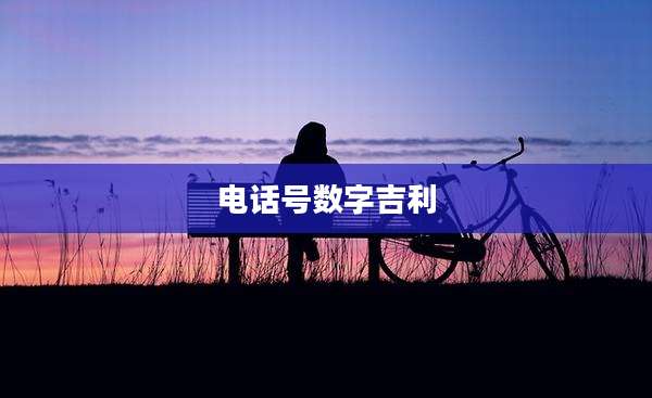 电话号数字吉利