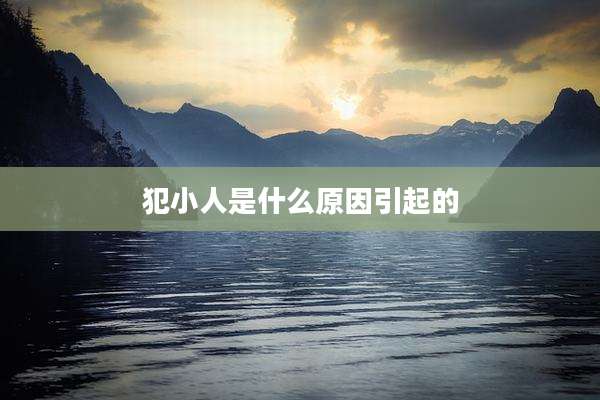 犯小人是什么原因引起的