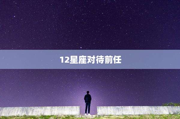 12星座对待前任