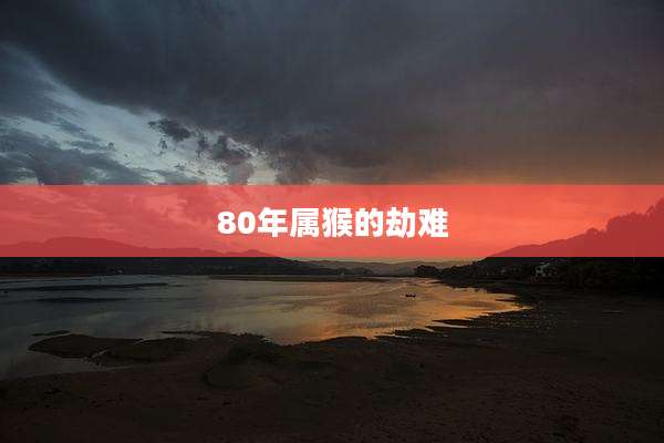 80年属猴的劫难