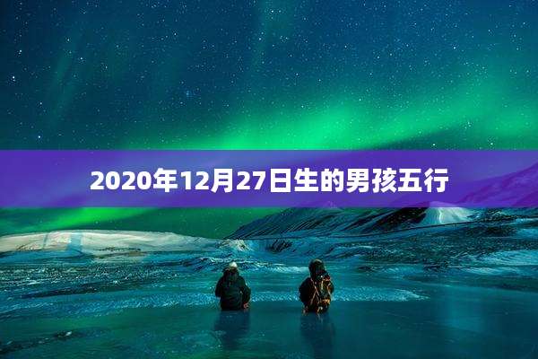 2020年12月27日生的男孩五行