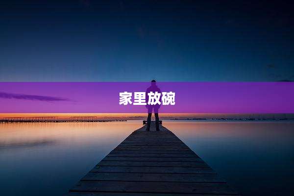 家里放碗
