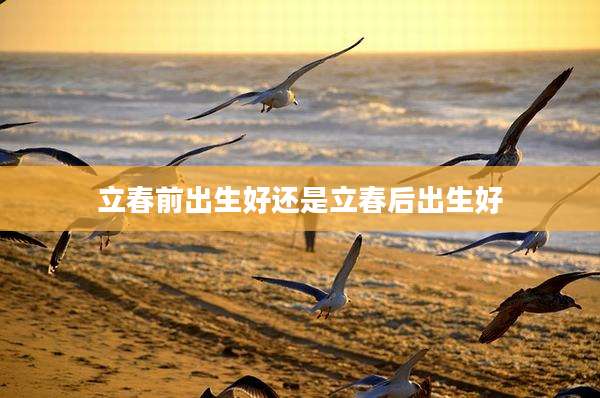 立春前出生好还是立春后出生好