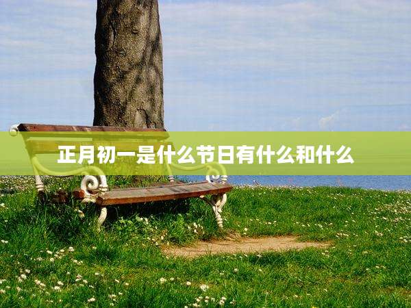 正月初一是什么节日有什么和什么